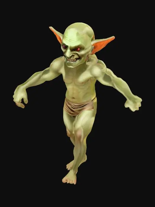3D model for Goblin Stance