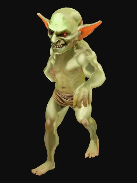 3D model for Goblin Stance