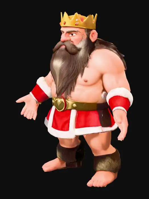3D model for Dwarven King in the Sunlight