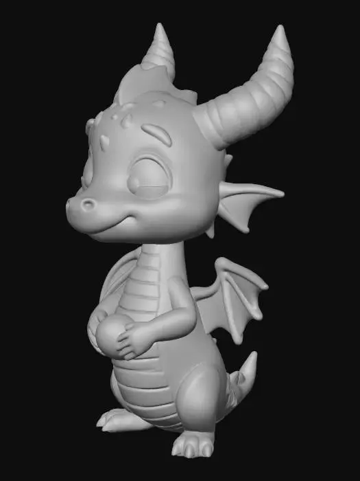 3D model for Small cute fantasy dragon designed for 3D printing.
Modular model with separate parts: head, body, tail, wings and base.
Body is hollow to fit a small LED light inside.
Hidden cable channel and removable bottom cap.
Thin translucent areas on eyes and chest for light glow.
Smooth rounded shapes, clean topology, no extreme overhangs.
Interlocking male-female joints for easy assembly.
Chibi but realistic style, collectible toy, 10–12 cm size.
STL-ready, watertight, printable with PLA or resin.