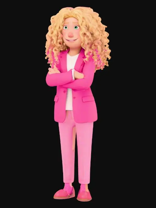 3D model for Curly Confidence