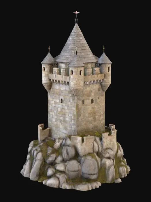 3D model for Solitary Castlefort