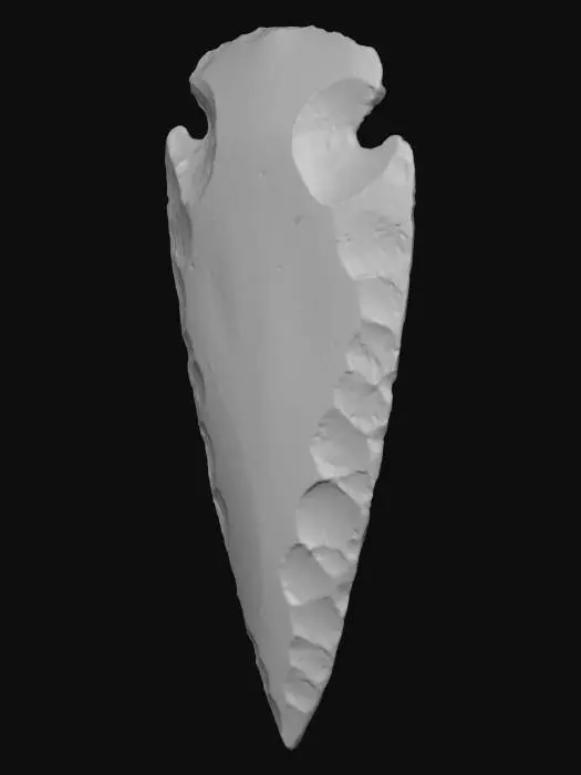 3D model for Obsidian Arrowhead