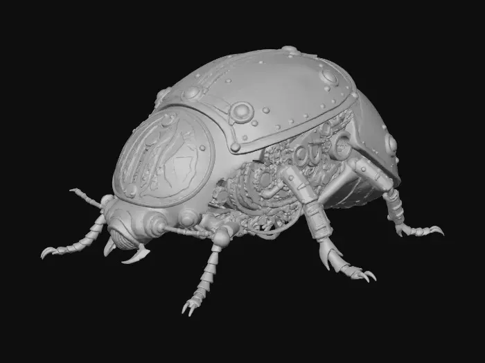 3D model for Steampunk Ladybug