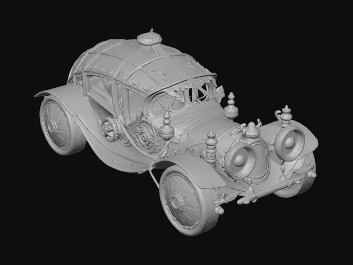 3D model for Tartaria Steampunk Dreamcar