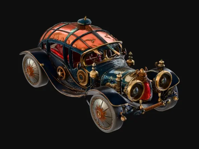 3D model for Tartaria Steampunk Dreamcar