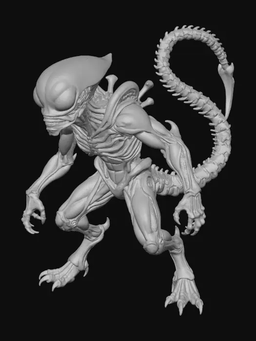 3D model for Alien Predator