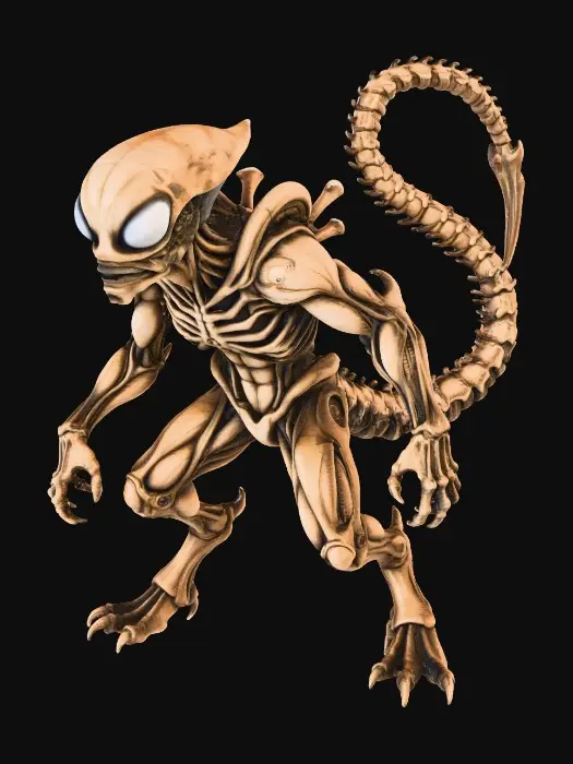 3D model for Alien Predator