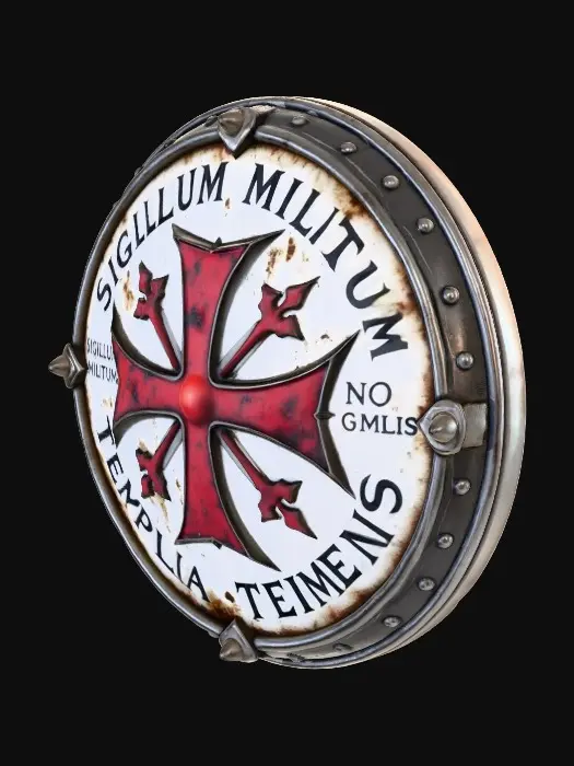 3D model for Templar Shield Emblem