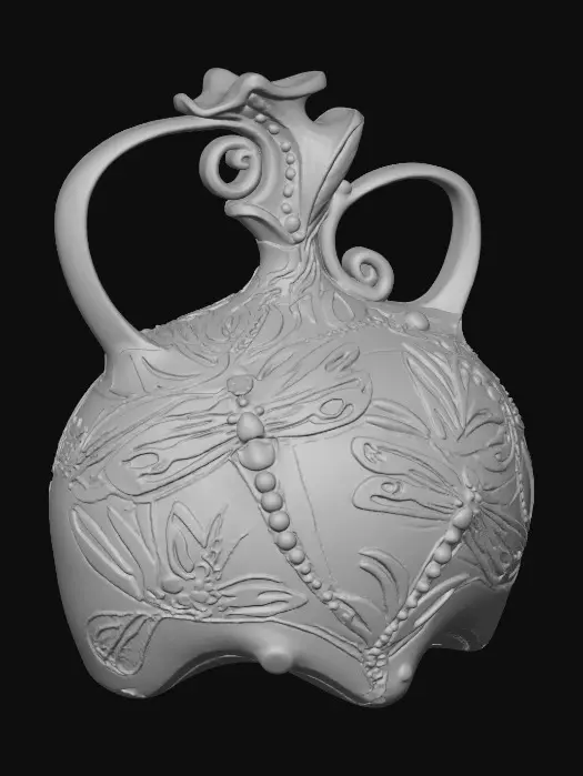 3D model for Dragonfly Dream Vase