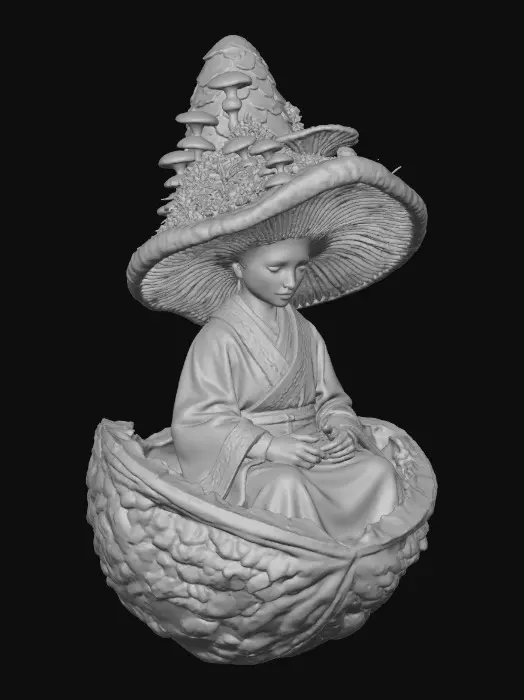 3D model for Mushroom Meditation