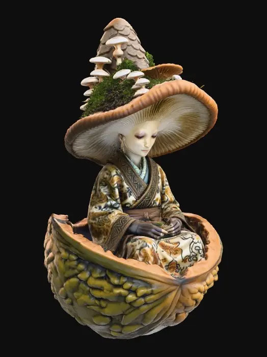 3D model for Mushroom Meditation