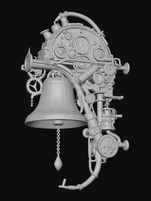 3D model for Steampunk Resonance Bell