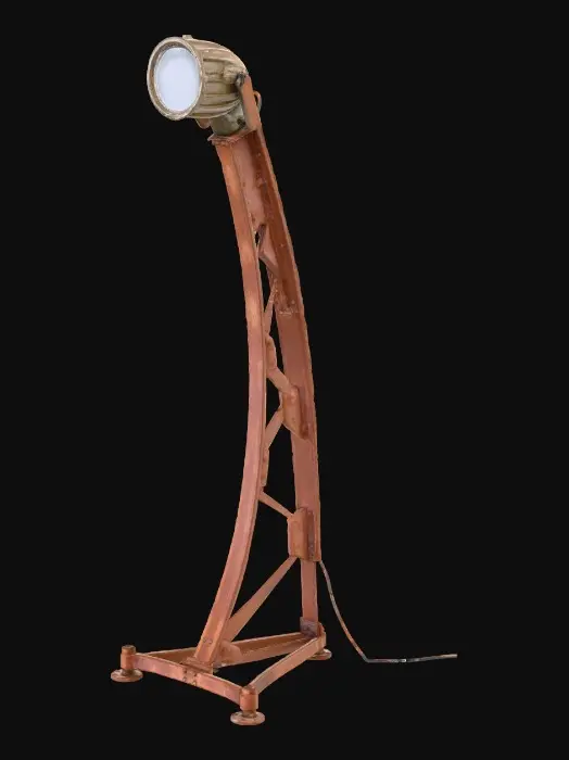 3D model for Industrial Spotlight Sculpture