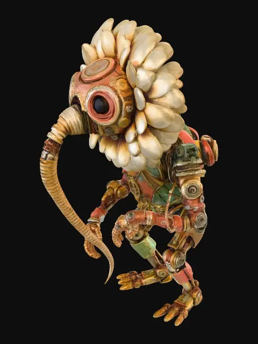 3D model for Mechanized Bloom Being