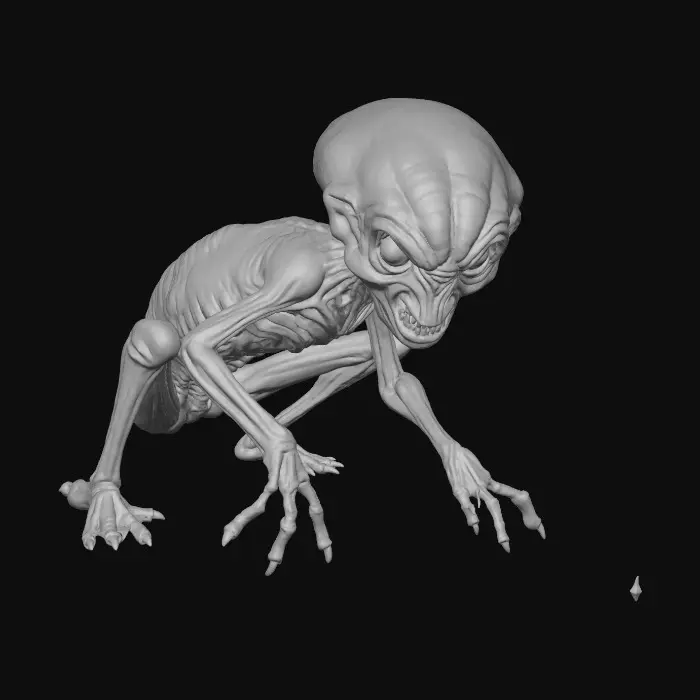 3D model for Alien Sentinel