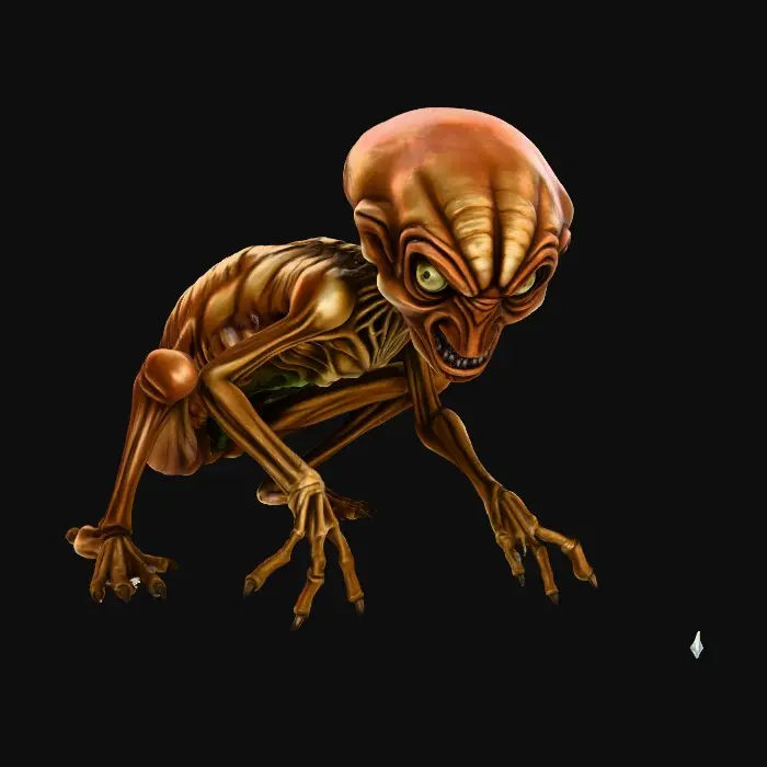 3D model for Alien Sentinel