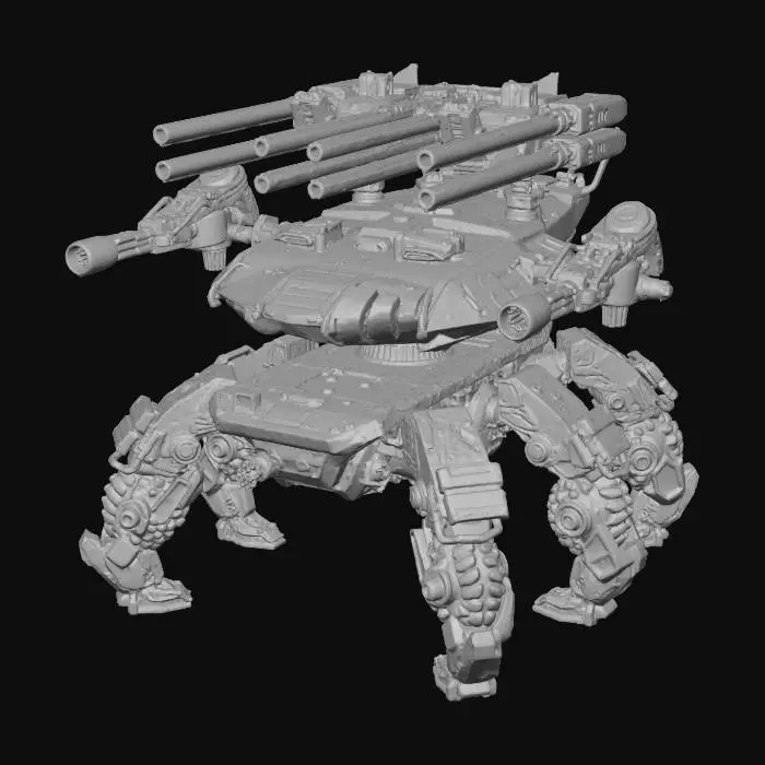 3D model for Mech Spider Tank