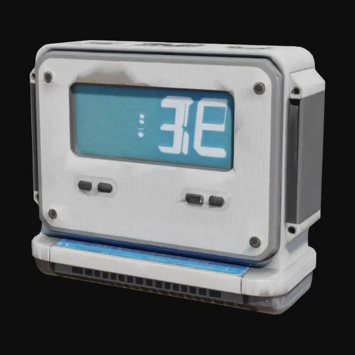 3D model for чип сайфай модуль измерения температуры прямоугольник  размер 2x1 в гриде