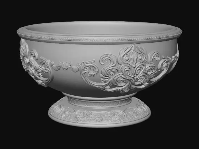 3D model for Ornate Bowl 02