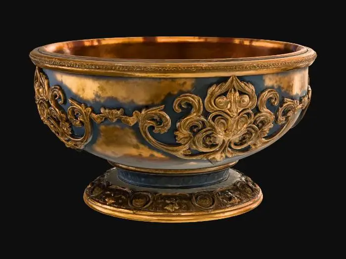 3D model for Ornate Bowl 02