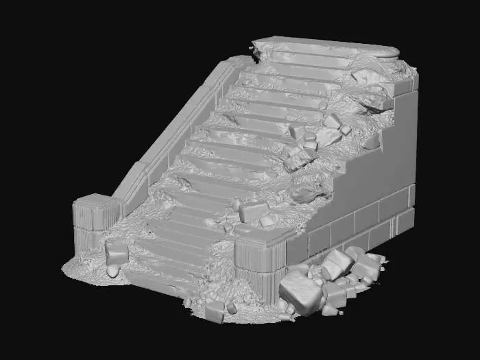 3D model for Crumbled Staircase