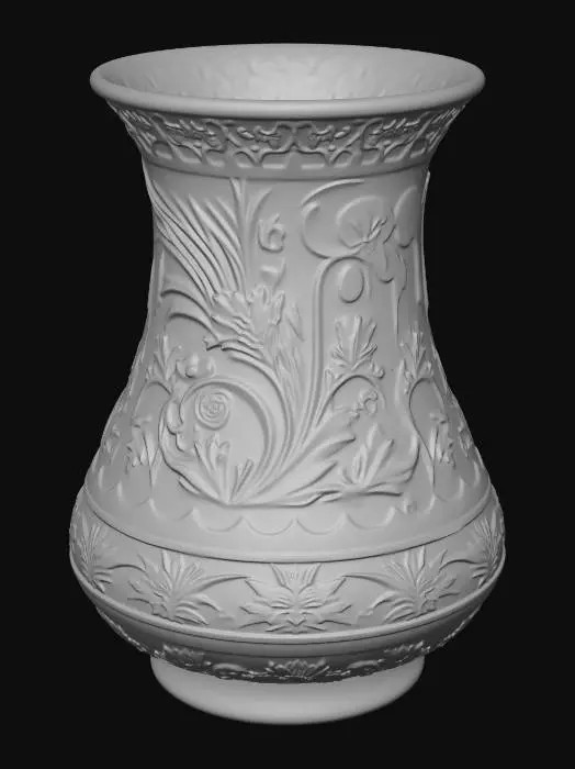 3D model for Ornate Vase 02