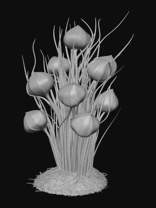 3D model for Green Alien Plant 06