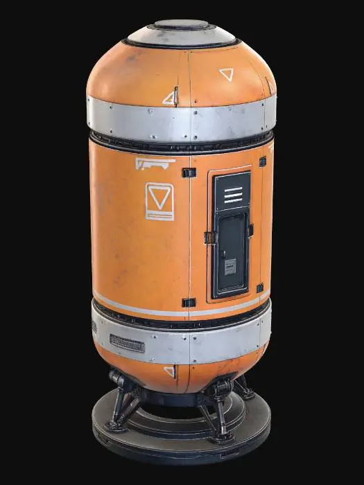 3D model for Scifi Capsule 01