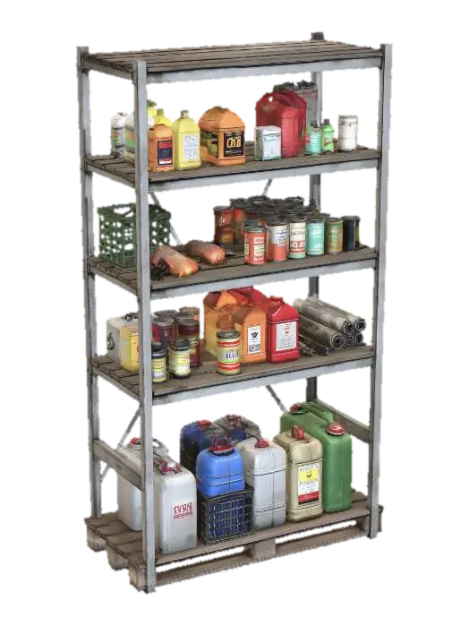 Modelong 3D na Garage Shelf 01 - Home, ginawa ng AI