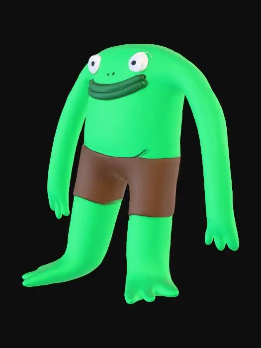 3D model for Mr. Frog