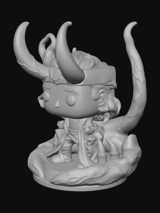 3D model for God Loki Pop Deluxe Figure