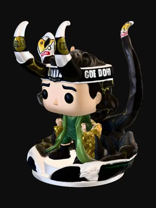 3D model for God Loki Pop Deluxe Figure