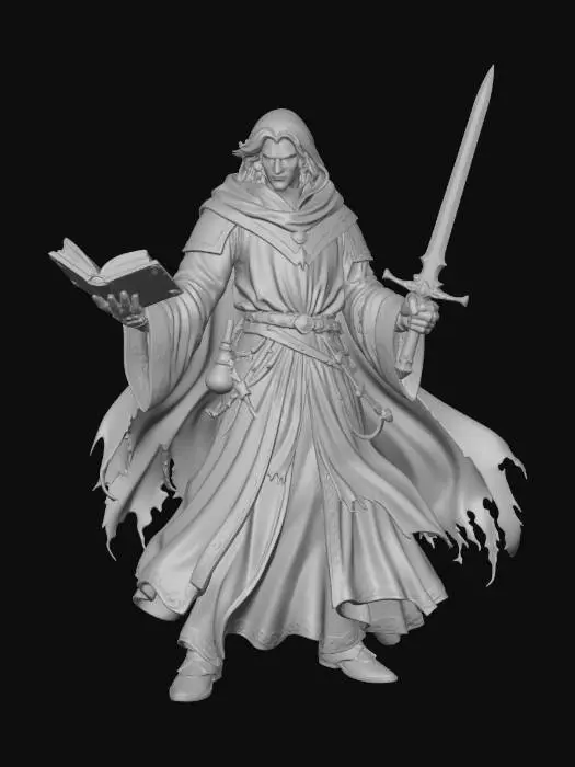 3D model for Arcane Swordmage