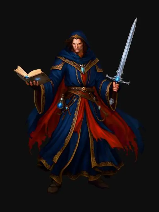 3D model for Arcane Swordmage