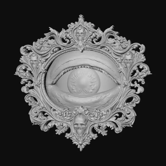 3D model for Gothic eye