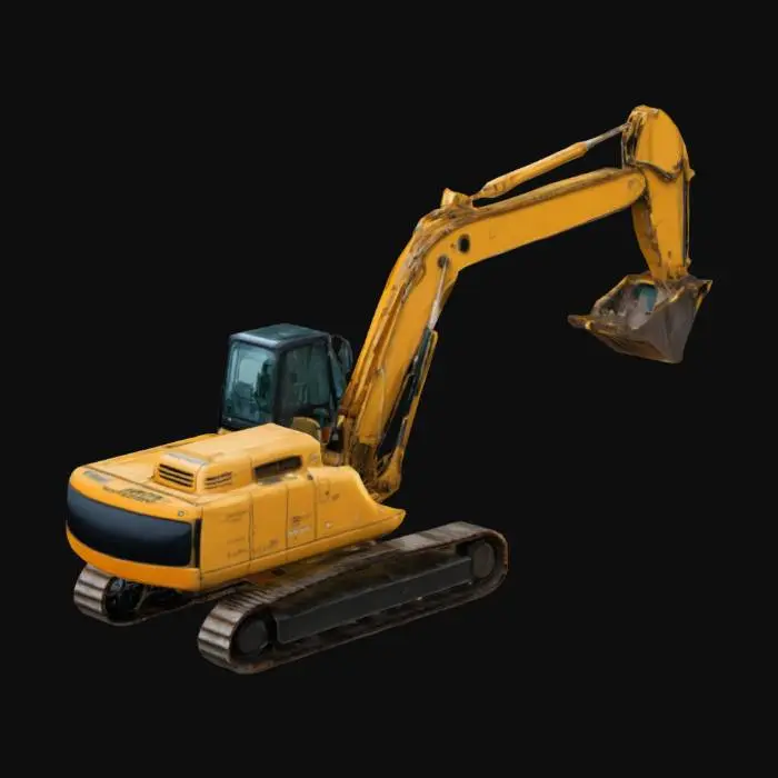 3D model for excavator