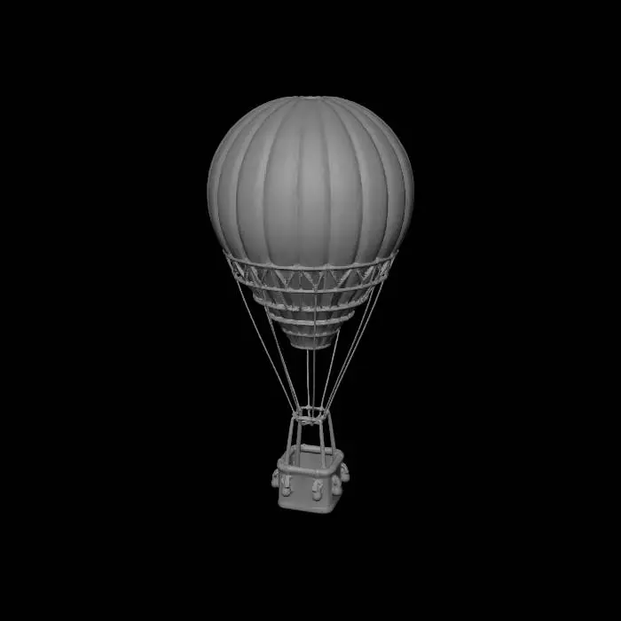 3D model for Crimson Cream Balloon