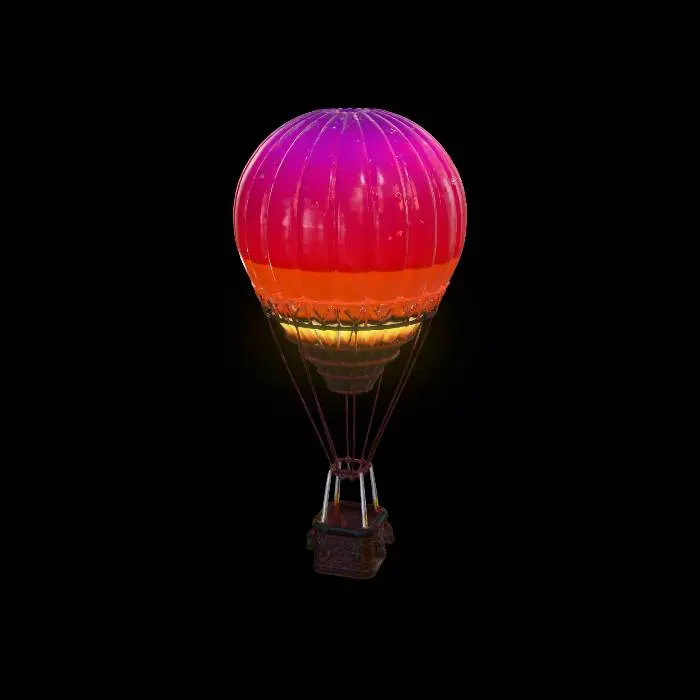 3D model for Crimson Cream Balloon