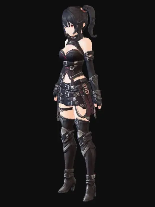 3D model for Darksteel Huntress