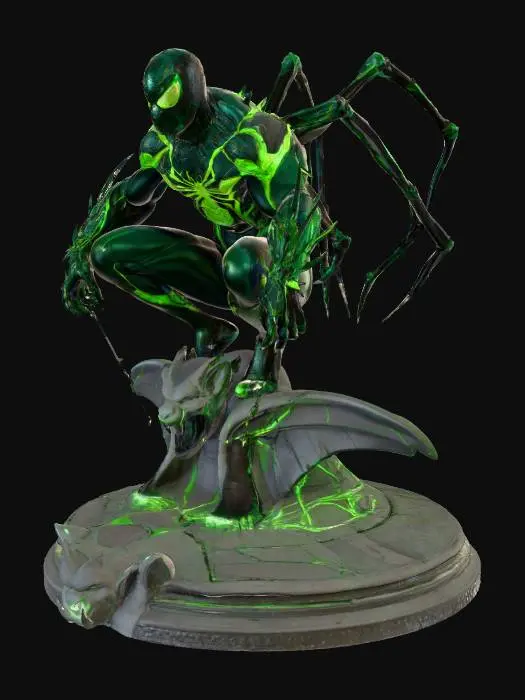 3D model for Shadow Web Guardian