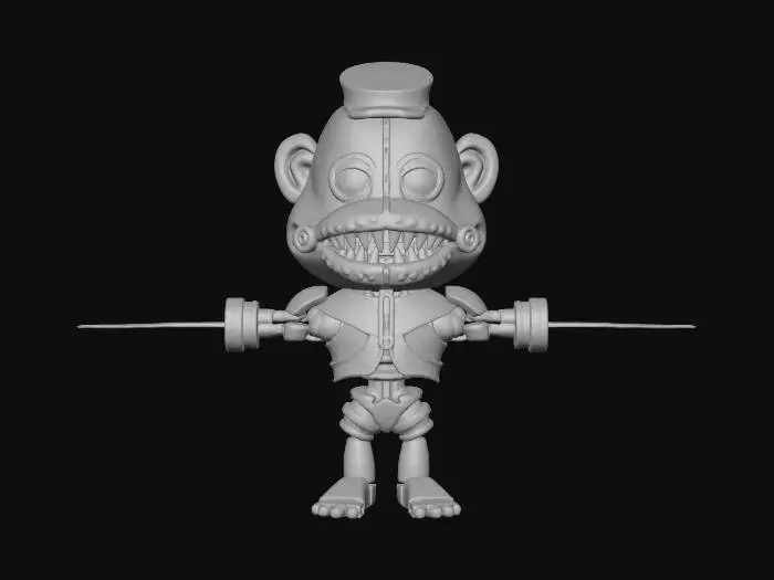 3D model for Mechanical Monkey Guardian