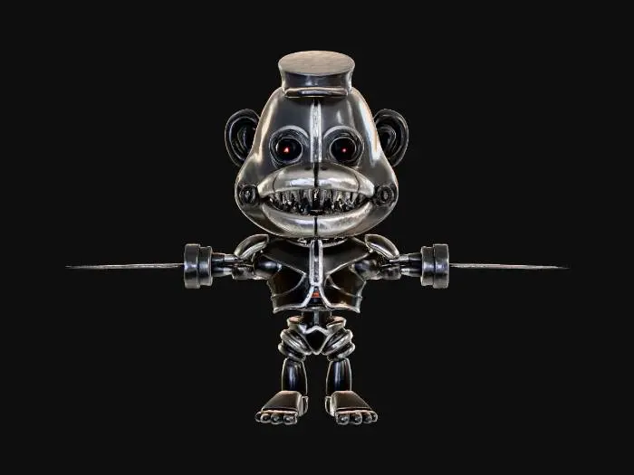 3D model for Mechanical Monkey Guardian