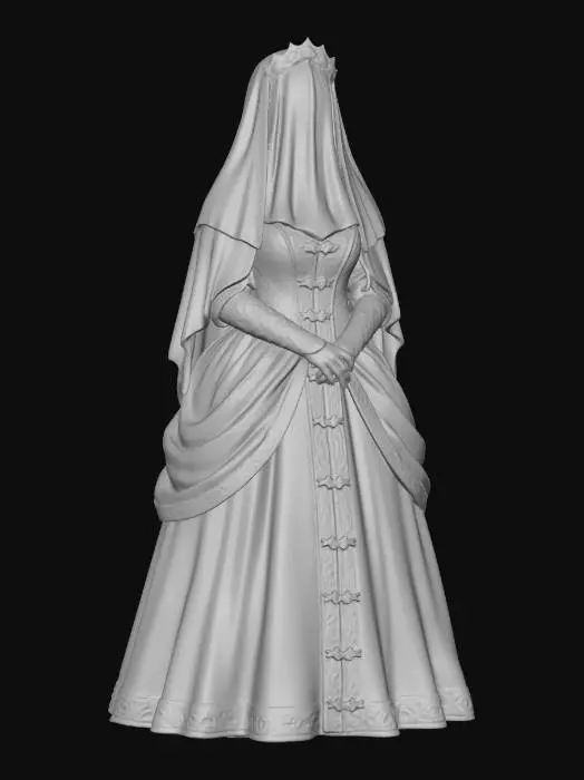 3D model for Veiled Widow