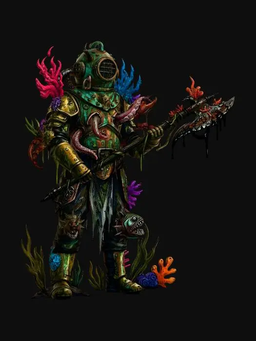 3D model for Coralbound Diver