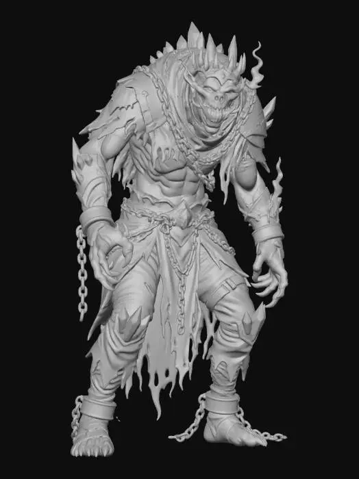 3D model for Emberbound Warlord