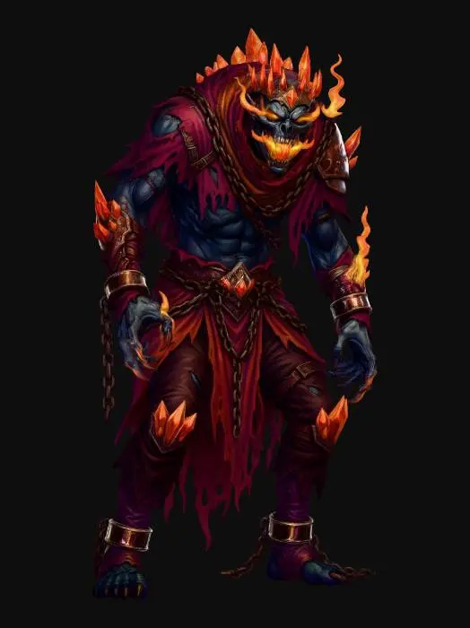 3D model for Emberbound Warlord