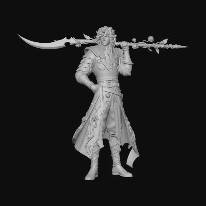 3D model for Black Rose Warlord