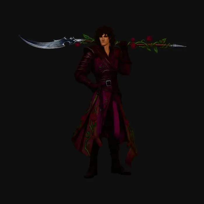 3D model for Black Rose Warlord