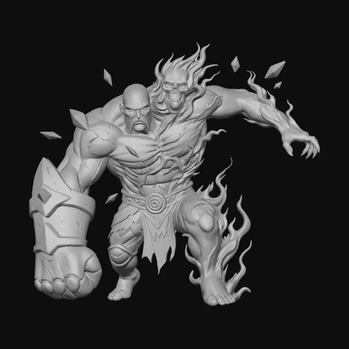 3D model for Frostfire Colossus